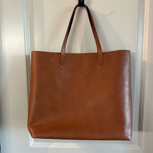 Madewell Brown Leather Tote Bag